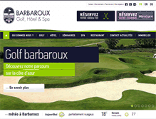 Tablet Screenshot of barbaroux.com